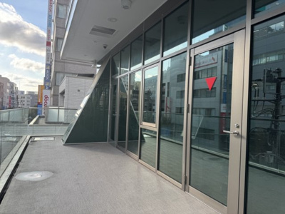 【エントランス】 | ファーストセンタービル | 参考画像（2024年10月時点の内装）
スケルトンでの引渡し予定