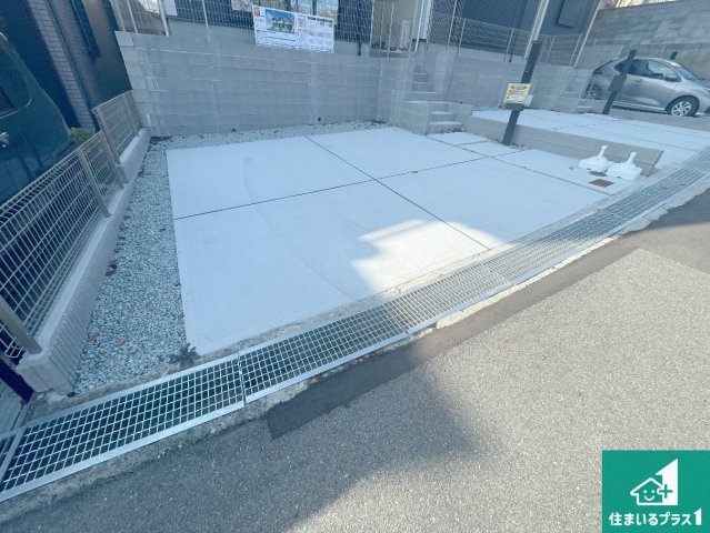 神戸市垂水区南多聞台　第1期　新築一戸建ての駐車場|駐車スペース！散水栓があるので、こまめに愛車を洗えます！