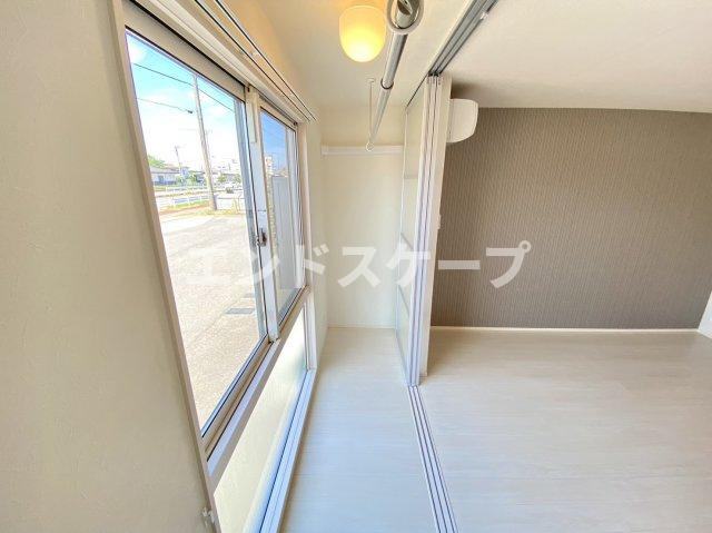ルビーＤのバルコニー|高崎、前橋エリアのお部屋探しはエンドスケープまで！お客様の理想お聞かせ下さい♪
クロスの色が画像と異なる場合があります。
高崎、前橋エリアのお部屋探しはエンドスケープまで！お客様の理想お聞かせ下さい♪