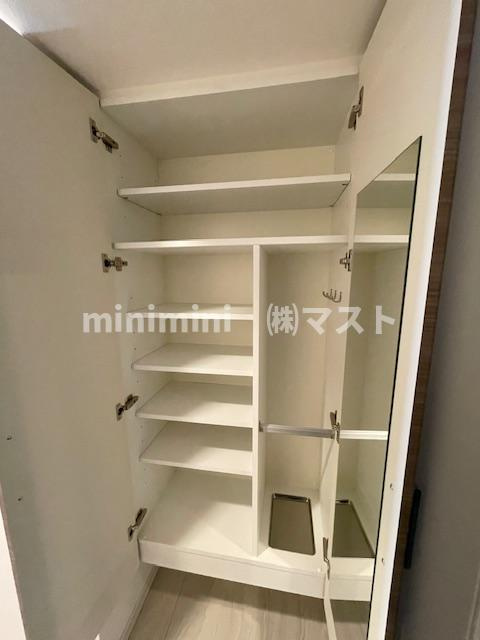 レジュールアッシュOSAKA今里駅前のバルコニー