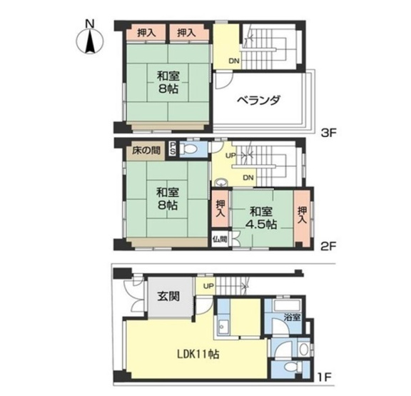 【間取り】 | 間取りは3LDKになります。