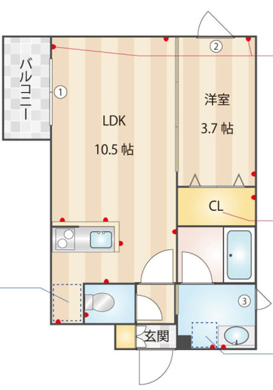 【間取り】 | ENSTEPNo.18高宮南 | 現況優先。