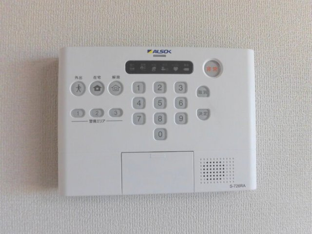 菊池郡菊陽町大字原水のアパートのセキュリティ