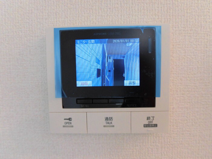 菊池郡菊陽町大字原水のアパートのセキュリティ