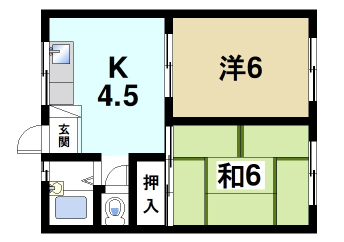 ニュー芝ハイツの間取り