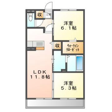 メゾンドソレイユの間取り