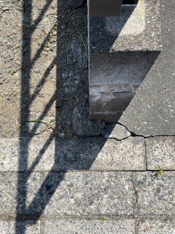 高島市今津町浜分50坪売地|境界