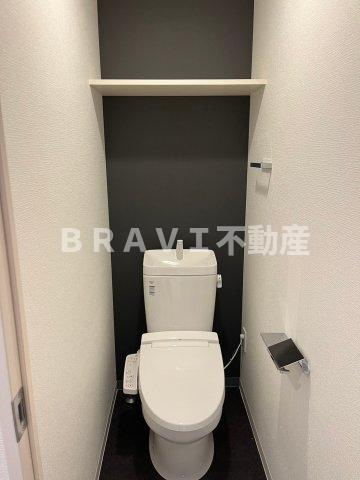 アドバンス大阪城ベレッツァのトイレ|【アドバンス大阪城ベレッツァ】清潔感のあるトイレです