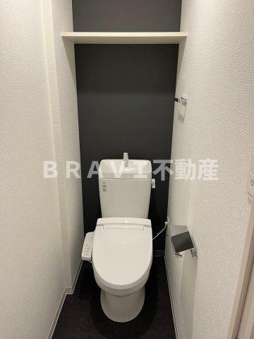 アドバンス大阪城ベレッツァのトイレ|【アドバンス大阪城ベレッツァ】シンプルで使いやすいトイレです