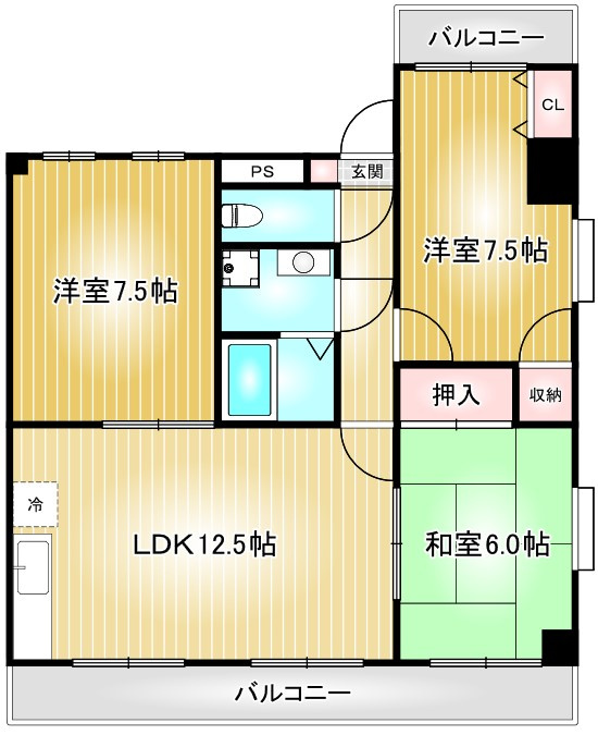 GS TERRACE｜名古屋市の賃貸ならMy賃貸の間取り|GS TERRACE