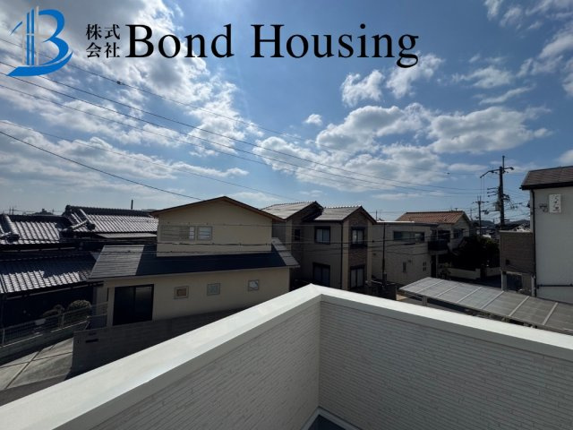 「車3台駐車可」「南間口」大久保町西脇 B号地の展望