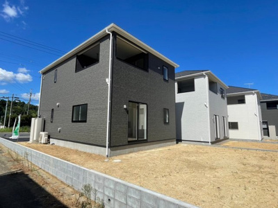 【外観】 | 匝瑳市飯倉台第2-1号棟 | 【祝！上棟！】ご見学はお気軽に0476-37-3888までお問合せ下さい！■住宅ローンのご相談は無料ですので、お気軽にご相談下さい！