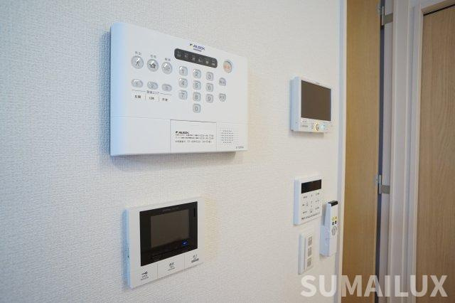 菊池郡菊陽町大字久保田のアパートのセキュリティ