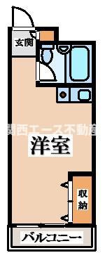 【間取り】 | プレアール恩智Ⅱ