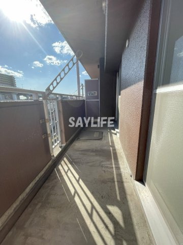 プランテーム吉田のバルコニー