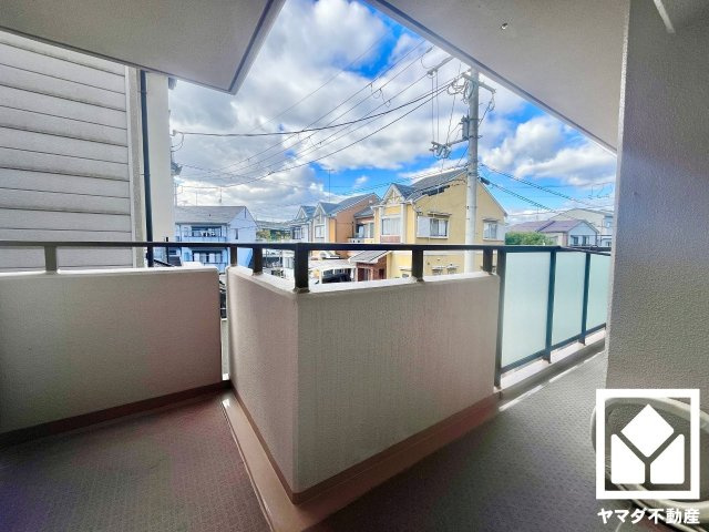 ユニライフ宇治Ⅲのバルコニー