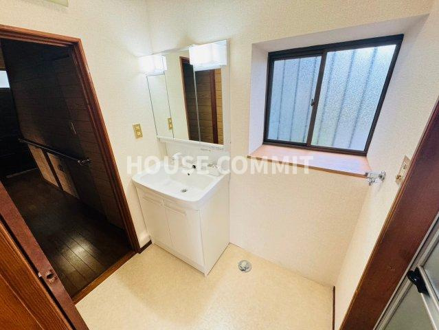 富里市大和　中古戸建の独立洗面台|洗面脱衣スペース・洗面台新品交換
