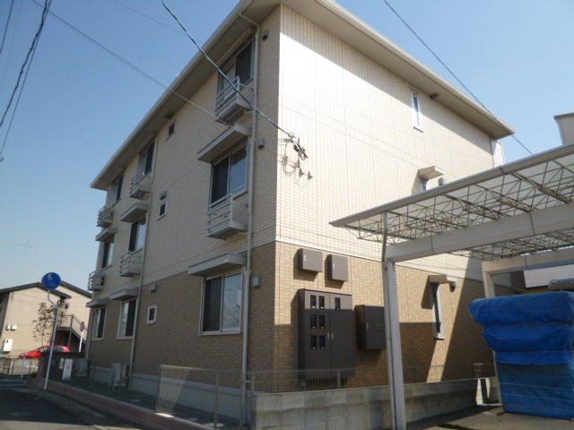 倉敷市連島２丁目のアパートの外観