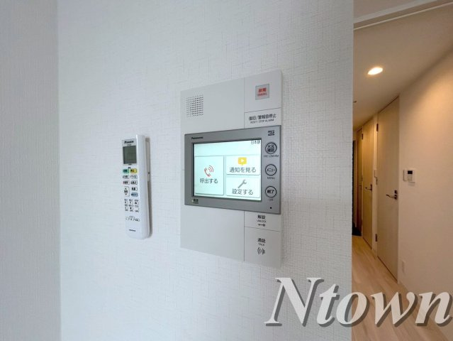 【セキュリティ】 | アドバンス名古屋ブランシュ | モニタ付きインターホンです。