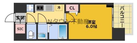 【間取り】 | アドバンス名古屋ブランシュ | 間取りです。