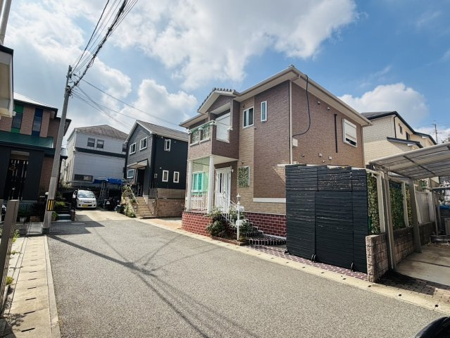 神戸市北区緑町2丁目戸建の前面道路含む現地写真