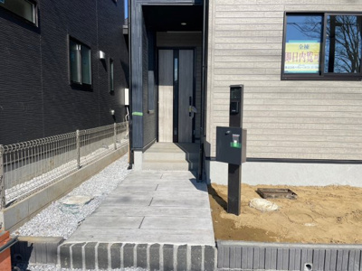 【エントランス】 | 印西市大森５期2号棟 | 【祝完成】即日のご見学も可能です。お気軽に0476-37-3888までお問合せ下さい。