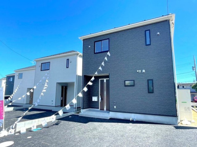 【外観】 | 匝瑳市飯倉台第2-3号棟 | 【祝！上棟！】ご見学はお気軽に0476-37-3888までお問合せ下さい！■住宅ローンのご相談は無料ですので、お気軽にご相談下さい！