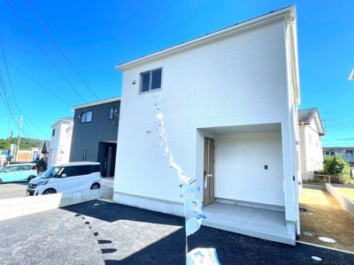 【外観】 | 匝瑳市飯倉台第2-3号棟 | 【祝！上棟！】ご見学はお気軽に0476-37-3888までお問合せ下さい！■住宅ローンのご相談は無料ですので、お気軽にご相談下さい！