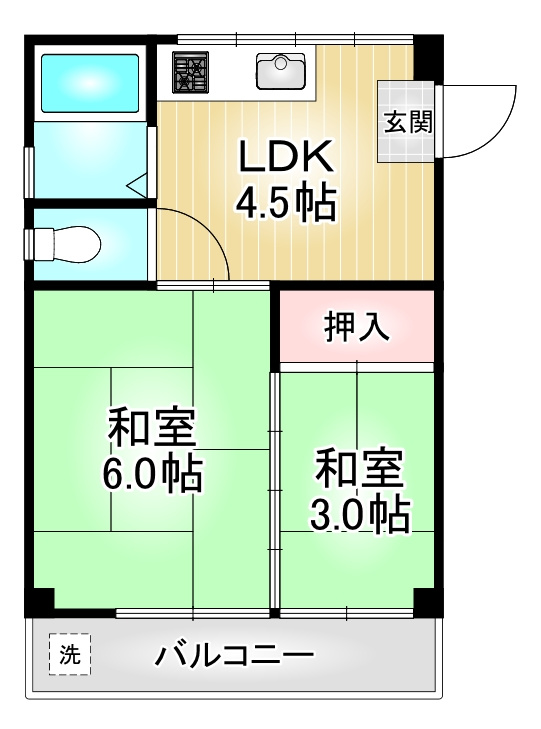 志水ビル|名古屋市の賃貸ならMy賃貸の間取り|志水ビル