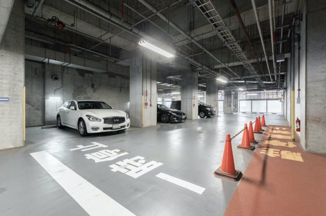 晴海アイランドトリトンスクエアビュータワーの駐車場