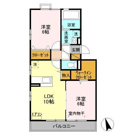 メゾンドシャルマンの間取り