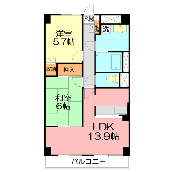 【間取り】 | パークロイヤルヒルズ | 間取図