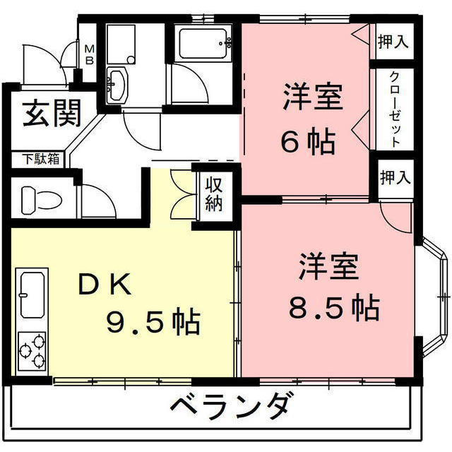 エレンシアールの間取り