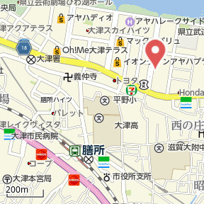 大津市におの浜４丁目の店舗事務所の地図