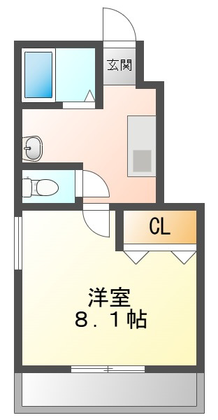 Ｆｏｒｔｕｎａ四御神　Ｂの間取り