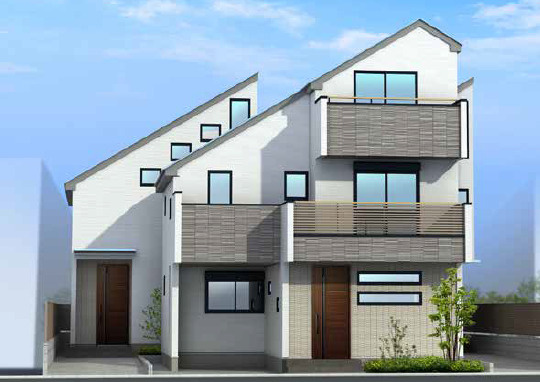 中野区白鷺2丁目　開放的×ルーフバルコニー付き　全3棟