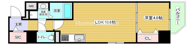 【間取り】 | プライムステージ弁天町