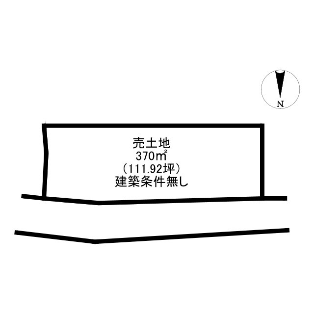 森尾　売土地　111.92坪の土地図