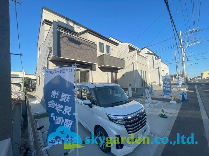 藤沢市辻堂太平台　新築戸建　全3棟3号棟の外観