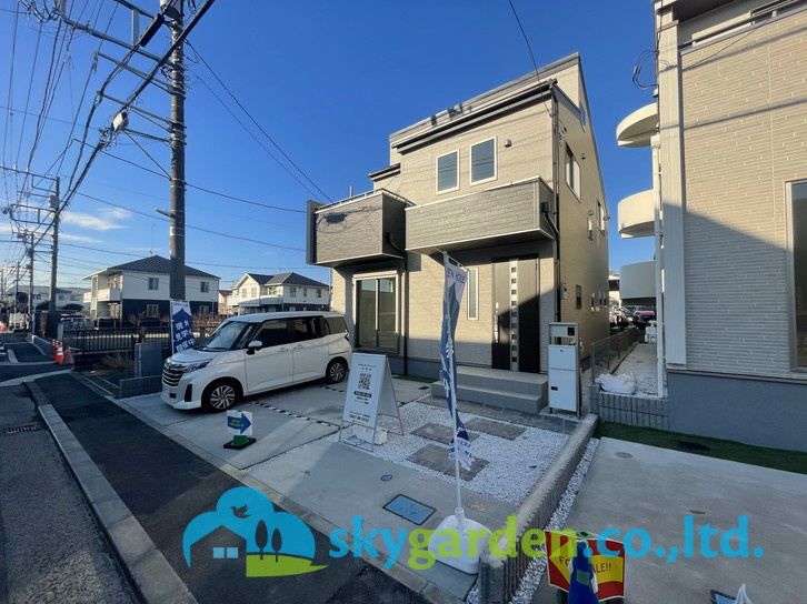 藤沢市辻堂太平台　新築戸建　全3棟3号棟の外観