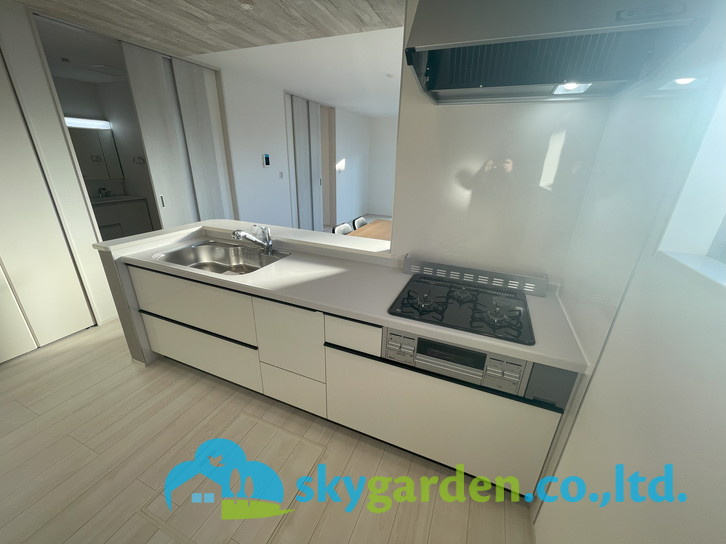 藤沢市辻堂太平台　新築戸建　全3棟3号棟のキッチン