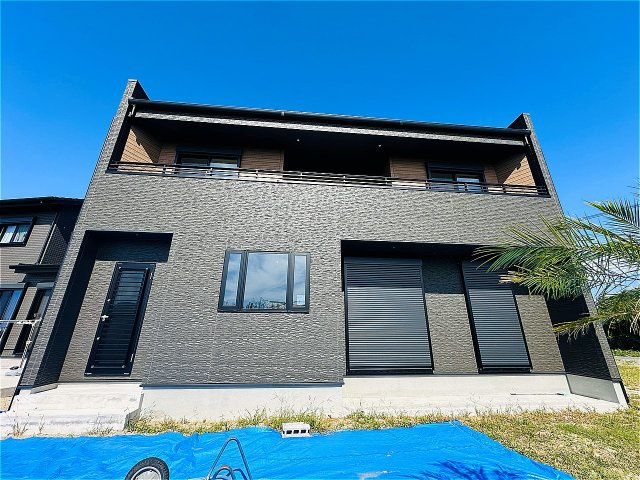 新築戸建八女郡広川町新代B棟の外観パース