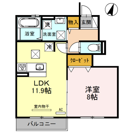 シェルメゾンの間取り