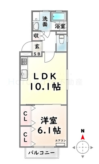 【間取り】 | Le Lien【名古屋市賃貸・全戸角部屋】