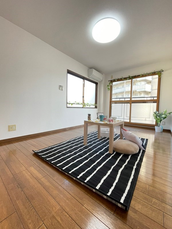 ハイツ中原通の居間・リビング