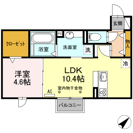 【間取り】 | アスター若宮