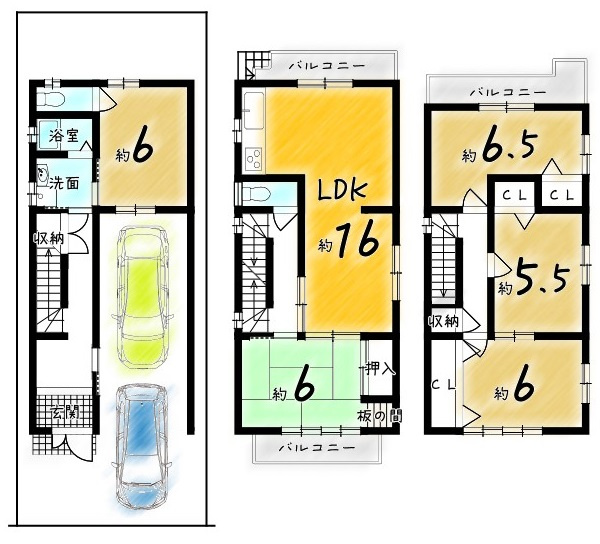 日野岡西町の外観