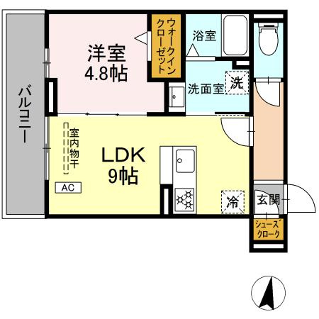 D Paina 中丸子の間取り