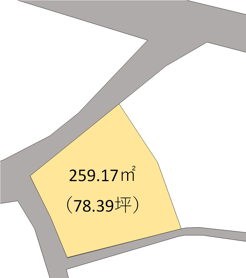 和歌山市朝日・土地・126408の区画図