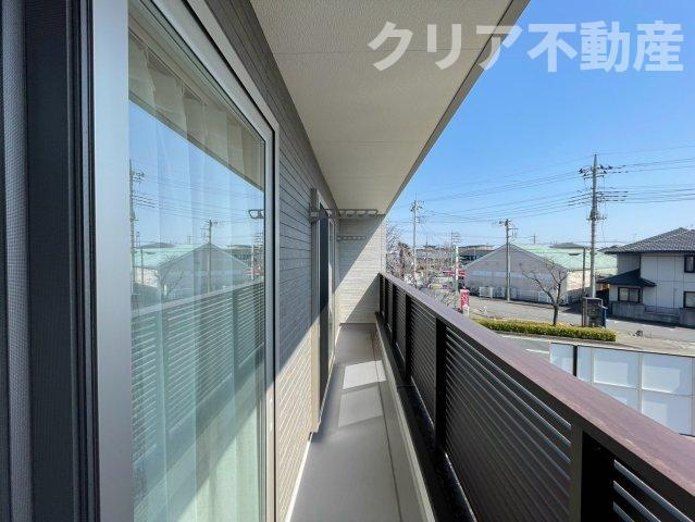 【バルコニー】 | 高崎市筑縄町　3号棟